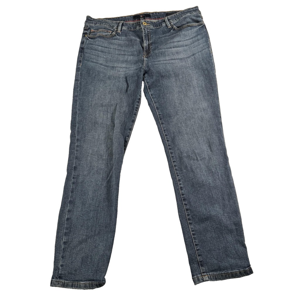 Tommy Hilfiger Jeans Womens 14 (35x28) Raleigh Skinny Stretch Mid Rise Pants